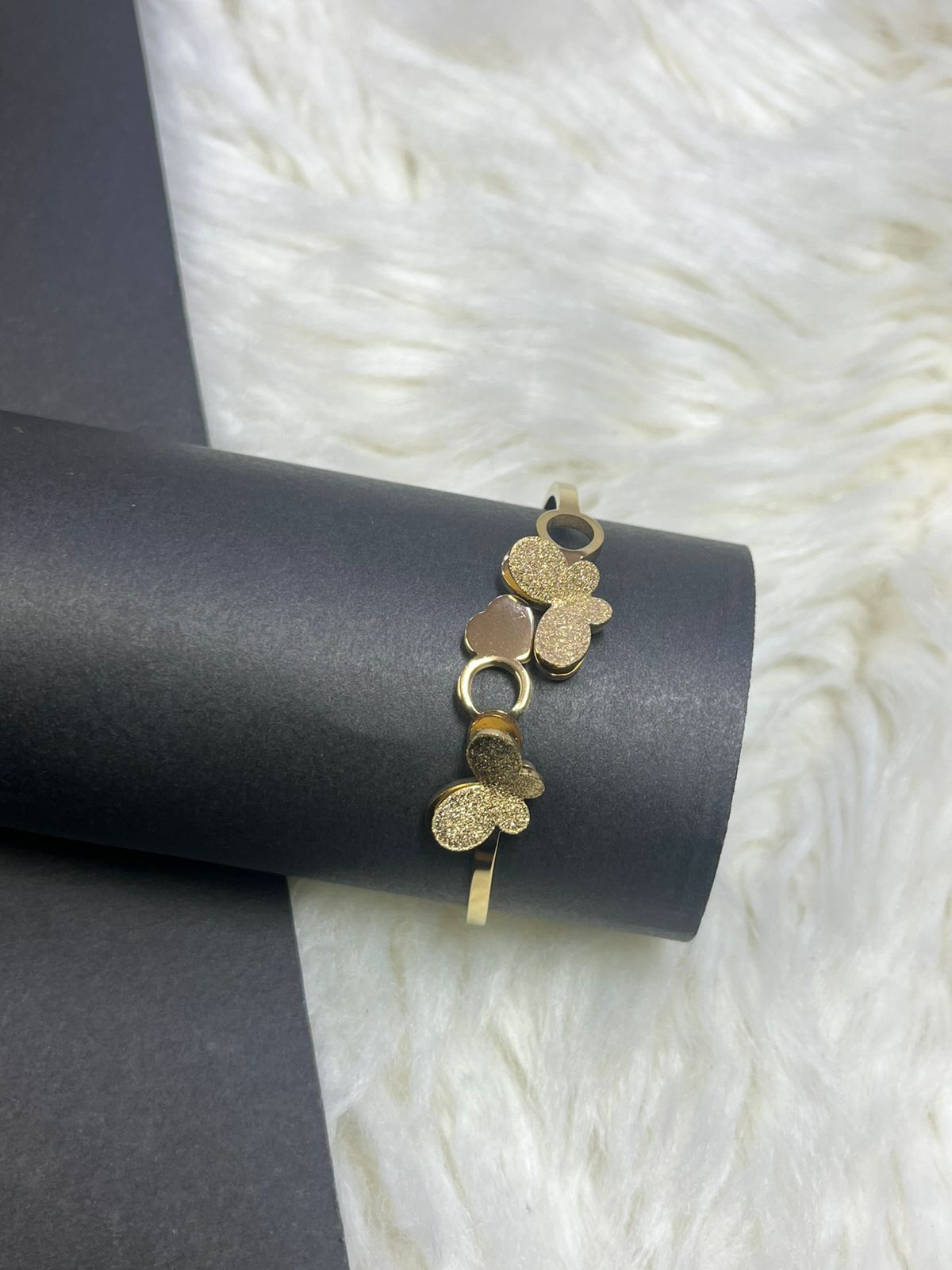 Butterfly Charm Bangle