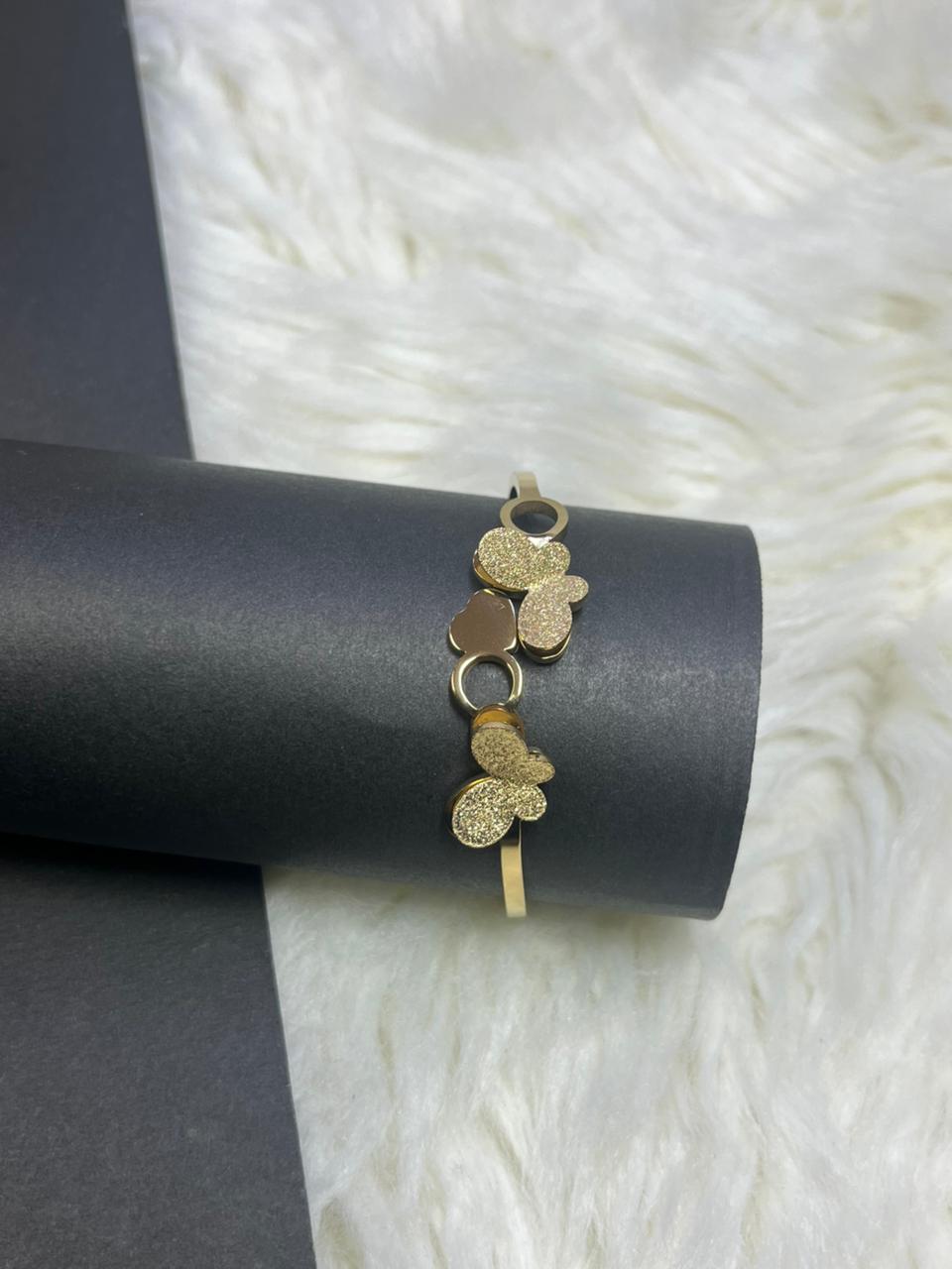 Butterfly Charm Bangle