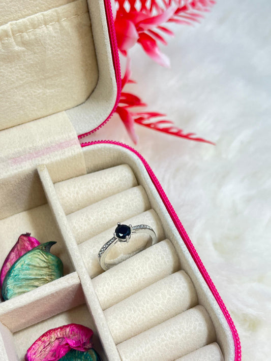 Crystal Glow Adjustable Ring