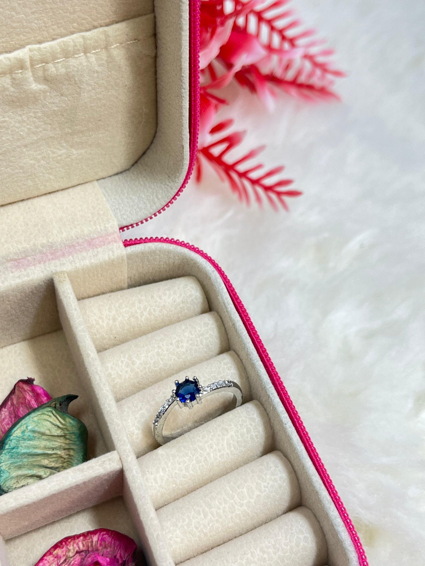 Sparkle Stone Adjustable Ring